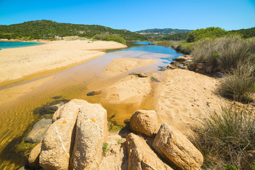 Lagoon in Ea Bianca beach
