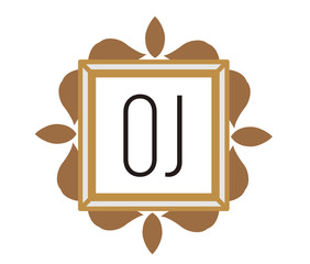 OJ Initial Logo for your startup venture