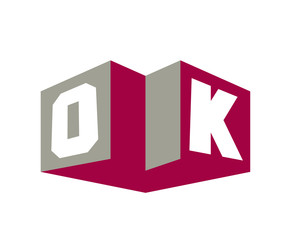 OK Initial Logo for your startup venture