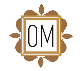 OM Initial Logo for your startup venture