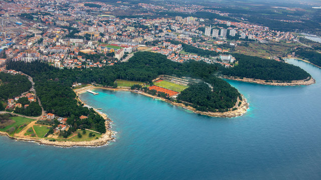 Croatia aerial view