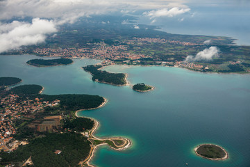Croatia aerial view