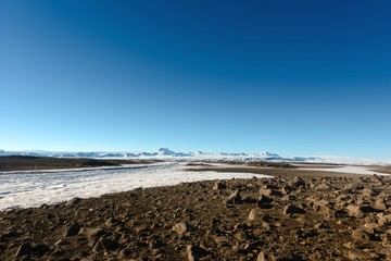 Fototapeta na wymiar Volcanic icelandic landscape