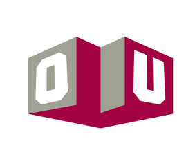 OU Initial Logo for your startup venture