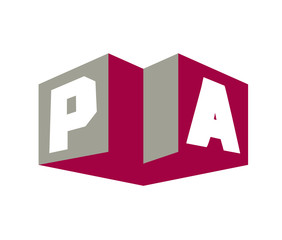 PA Initial Logo for your startup venture
