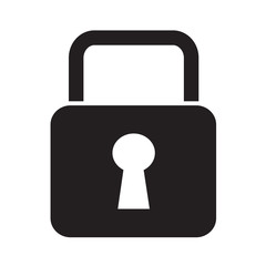 Lock Icon illustration design