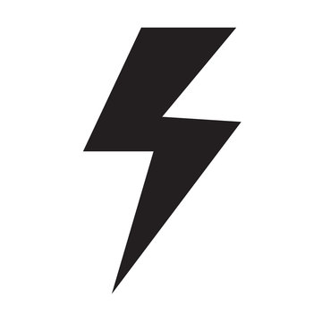 lightning icon Illustration design
