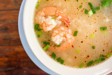 Shrimp porridge