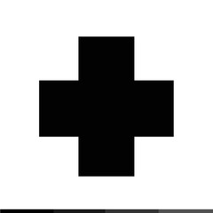 Cross Pharmacy Symbol Icon Illustration design