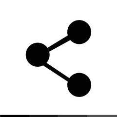 Share Connection Sing Icon Illustration design