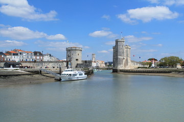 Obraz premium Entrée du vieux port de La Rochelle, France