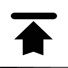 Download Button Icon , Upload Button Icon Illustration design