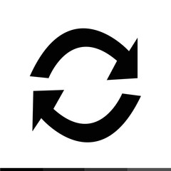Refresh icon Illustration design
