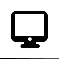 Monitor Icon Illustration design