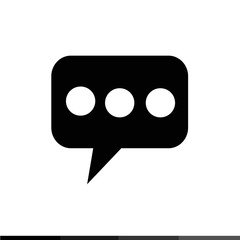 Speech Bubble Icon Illustration design