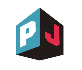 PJ Initial Logo for your startup venture