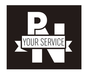 PN Initial Logo for your startup venture