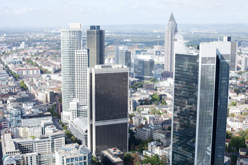 Obraz na płótnie Canvas Frankfurt Panorama view