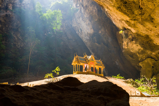 pavillion in the cave,Thailand