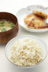 もち麦のある食卓
