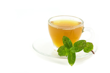 Tazza di tè alla menta 