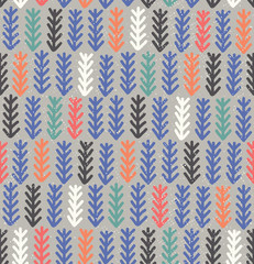 Fir branches seamless pattern