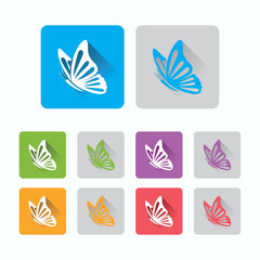 butterfly logo icon