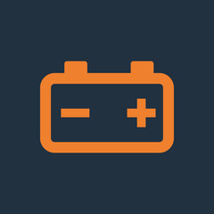 Obraz premium Car battery icon