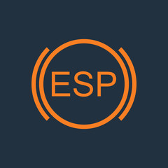 Car electronic stability program sign