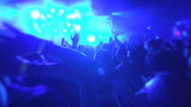 Party Crowd People Event Dance Hand Up