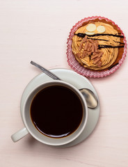 coffee cup and cake cupcake