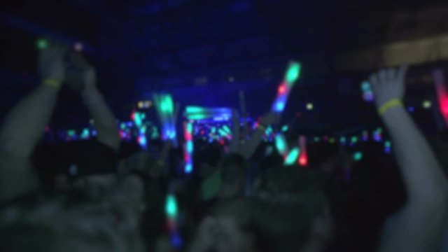 Party Crowd People Event Dance Hand Up