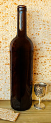 Unleavened bread and red wine are accounted for celebration of Jewish Passover  