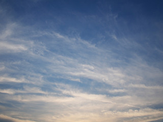 Clouds in the blue sky, Thailand
