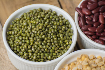 close up of a bowl of green beans