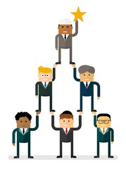 teamwork international pyramid and star