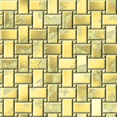gold metal yellow panels seamless pattern texture background - grunge appearance