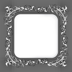 decorative elements in vintage style for decoration layout, fram