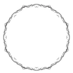 decorative elements in vintage style for decoration layout, fram