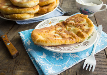 Russian patties with potatoes