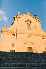 Fototapeta na wymiar Villagarcia de Campos Church, Castilla y leon, Spain