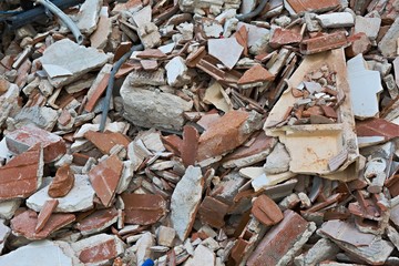 Debris pile closeup