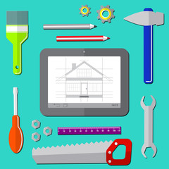 home remodeling project on Android and tools