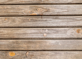 Obraz premium Old wooden background with horizontal boards