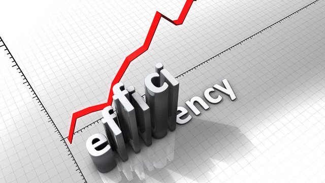 Growing chart - Efficiency, business, statistic, growth, improvement.	