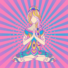 Beautiful card vector