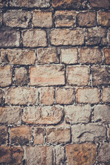 Brick Wall with Retro Filter
