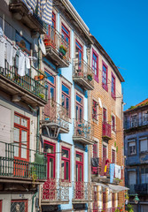 Obraz premium Façades colorées du Vieux Porto