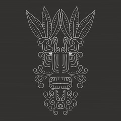 Vector Maya ornament