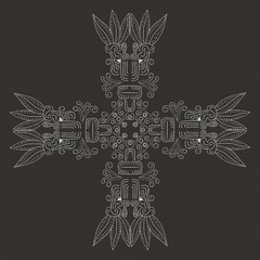 Vector Maya ornament